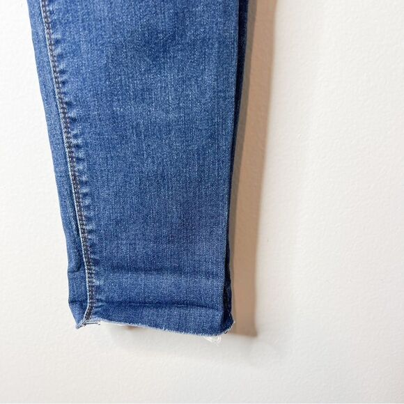 Hudson Krista Ankle Skinny With Raw Hem Jeans in Leag - Picture 3 of 8